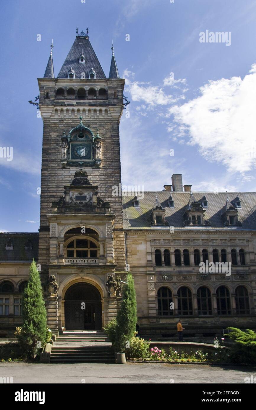 Pavillon de chasse Hummelshain Banque D'Images