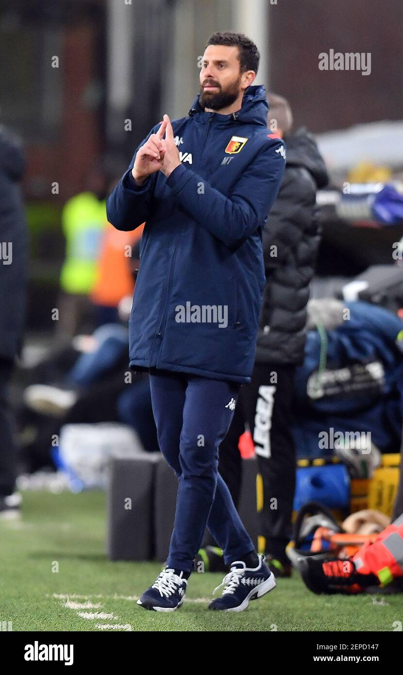 Thiago motta pendant le match Gênes contre Ascoli, Copa d'Italia, rond 4.  saison 2019-2020. Stade Luigi Ferrari. Gênes, Italie, 04 DIC 2019. (Photo  de pressinphoto/Sipa USA Photo Stock - Alamy