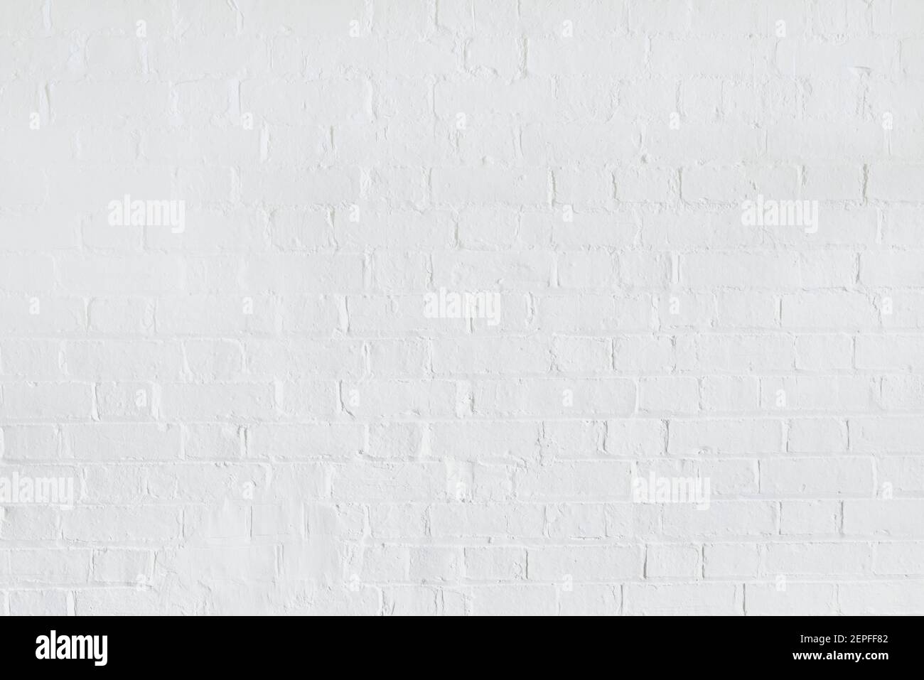 Fond de mur en brique blanche, blanc blanc peint briques texture, Royaume-Uni Banque D'Images
