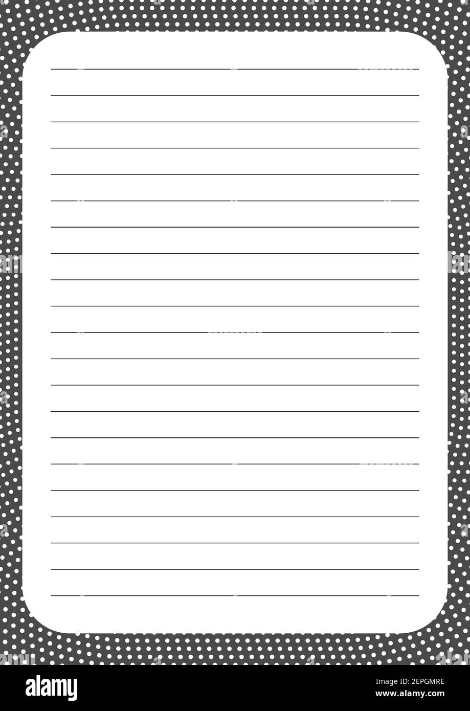 Papier quadrillé. Arrière-plan abstrait rayé avec lignes horizontales de couleur. Impression d'une note papier, sur fond transparent. Motif géométrique blanc pour Illustration de Vecteur