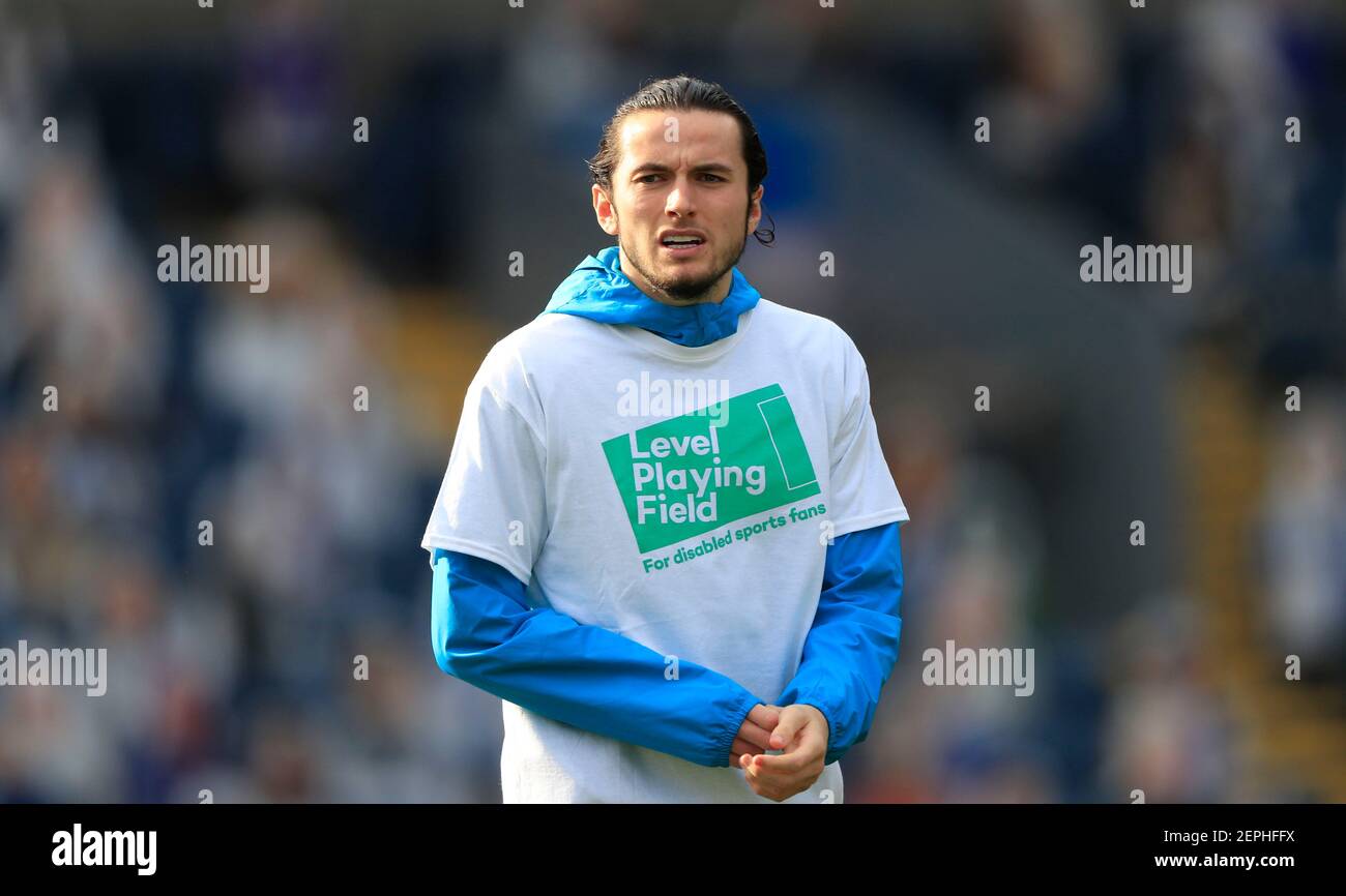 Lewis Travis #27 de Blackburn Rovers pendant l'échauffement pour le match à Blackburn, Royaume-Uni le 2/27/2021. (Photo de Conor Molloy/News Images/Sipa USA) Banque D'Images