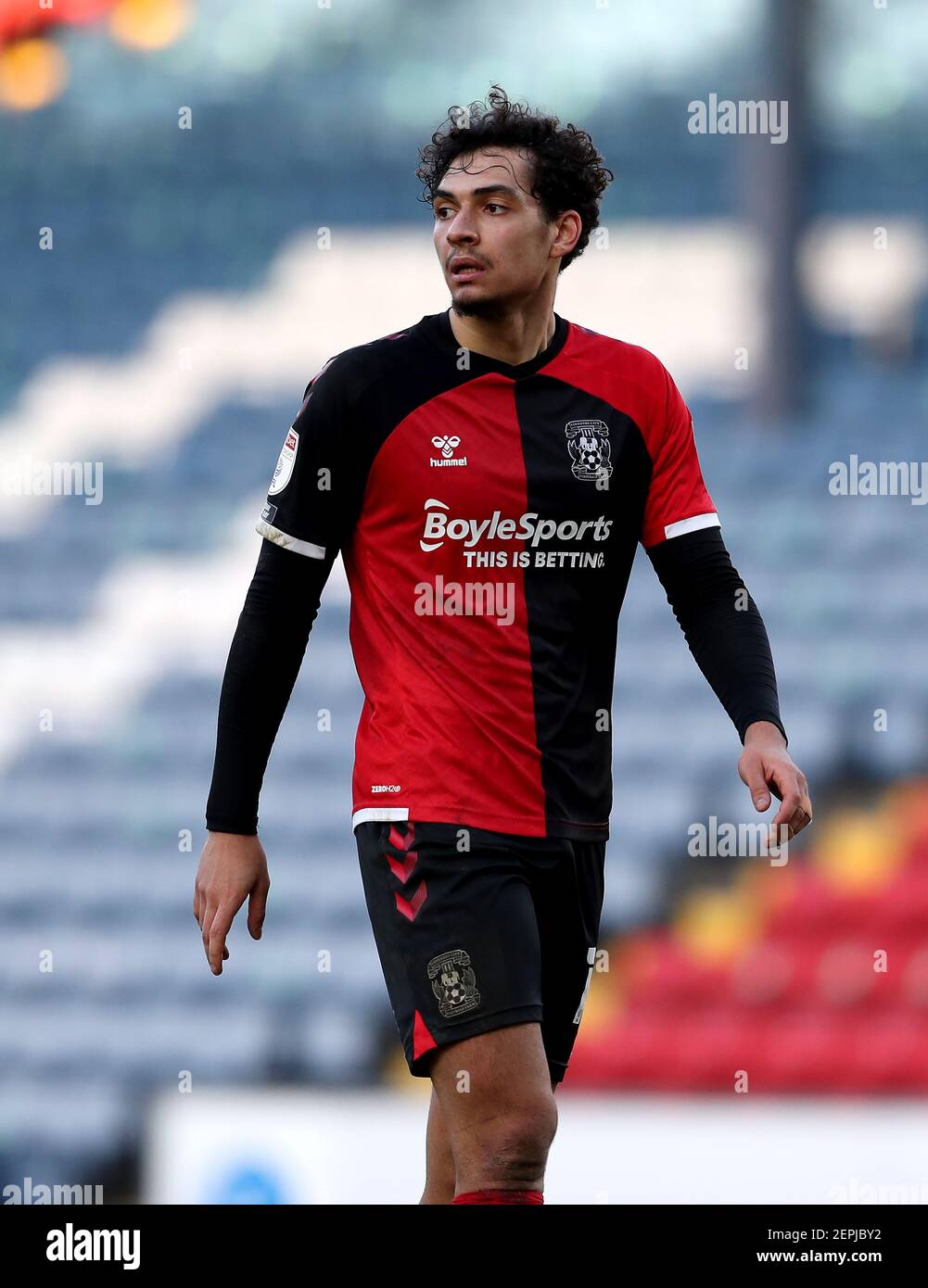 Ewood Park, Blackburn, Lancashire, Royaume-Uni. 27 février 2021. Championnat de football de la Ligue anglaise de football, Blackburn Rovers versus Coventry City; Tyler Walker of Coventry City Credit: Action plus Sports/Alamy Live News Banque D'Images