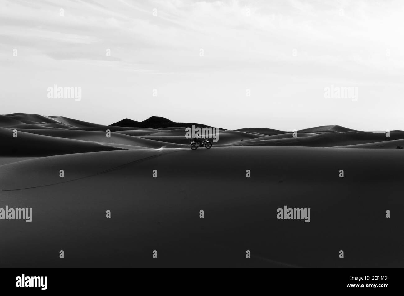 Merzouga, Sahara, Maroc Banque D'Images