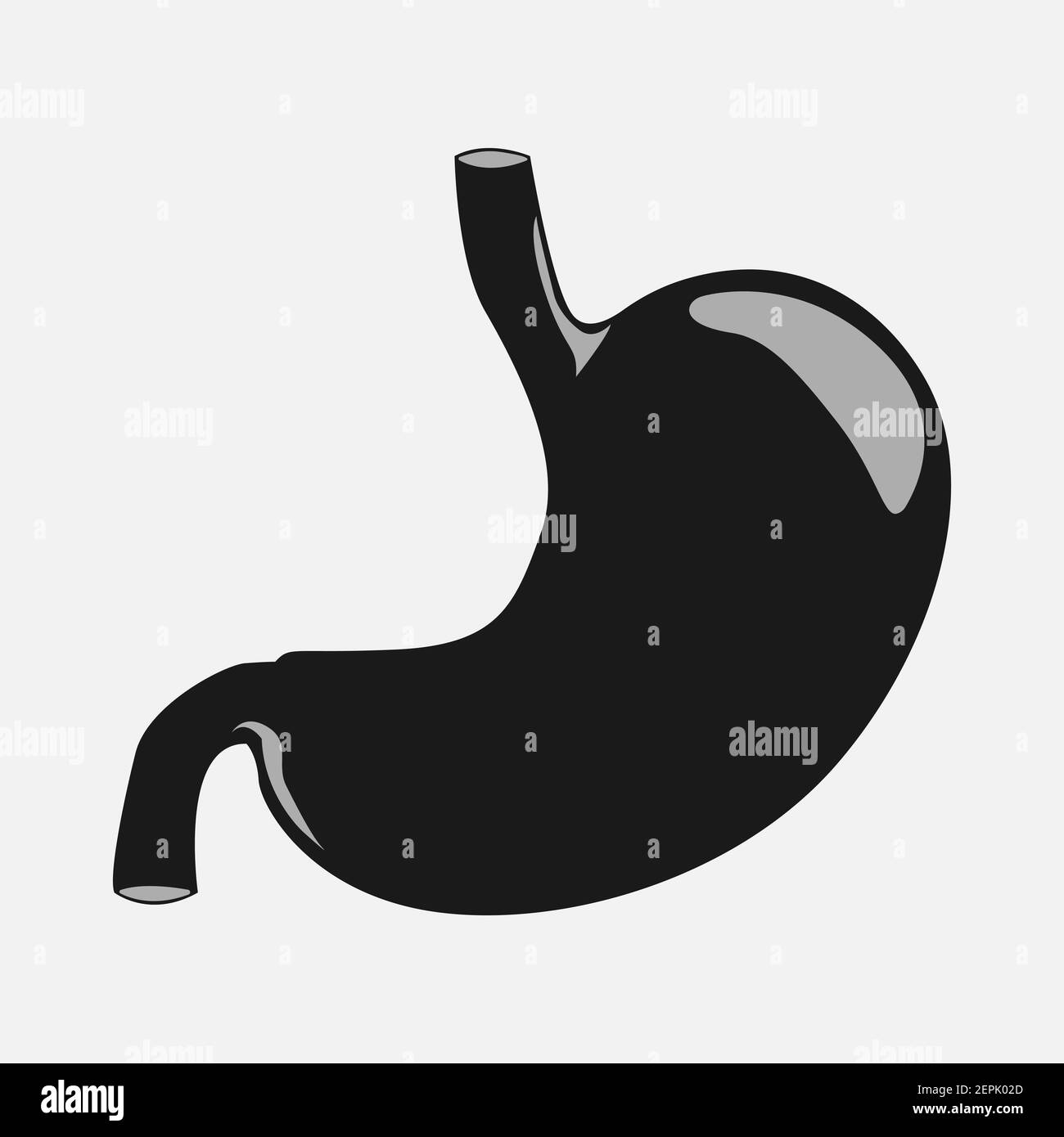 Icône des organes internes humains. Illustration de Vecteur