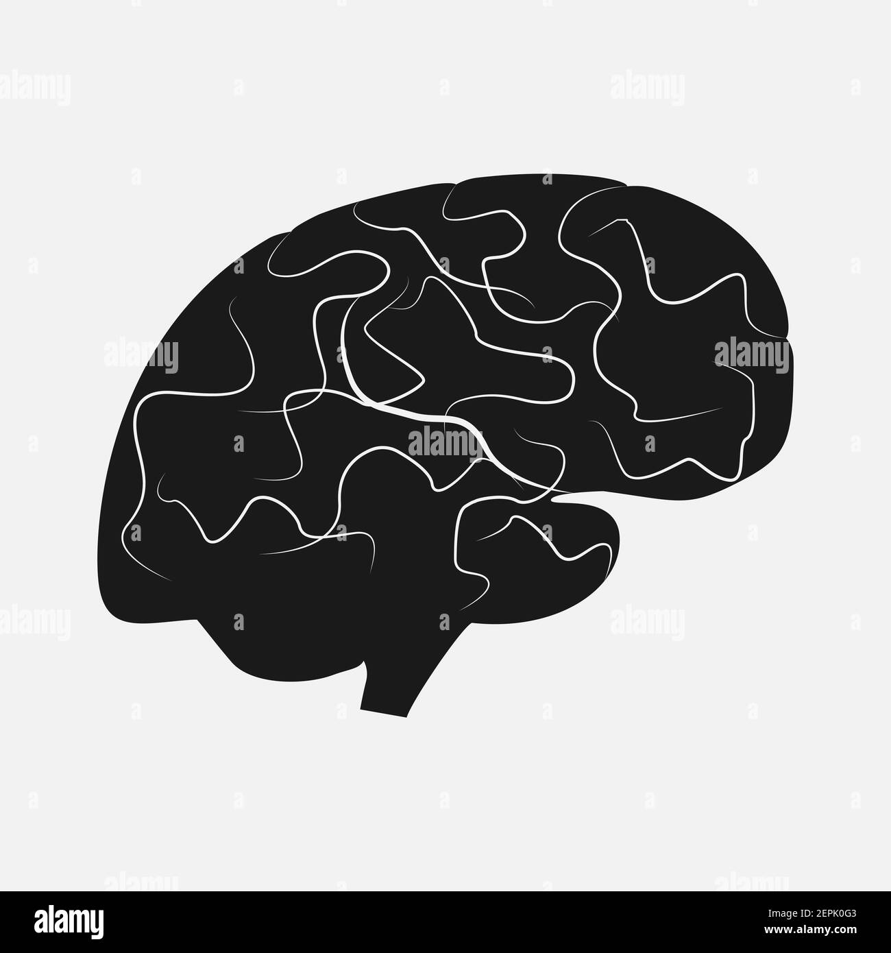 Icône des organes internes humains. Illustration de Vecteur
