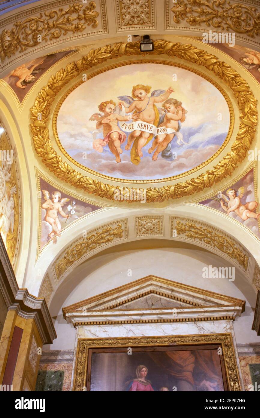 Chiesa di Santa Maria à Portico à Campitelli, Rome Banque D'Images