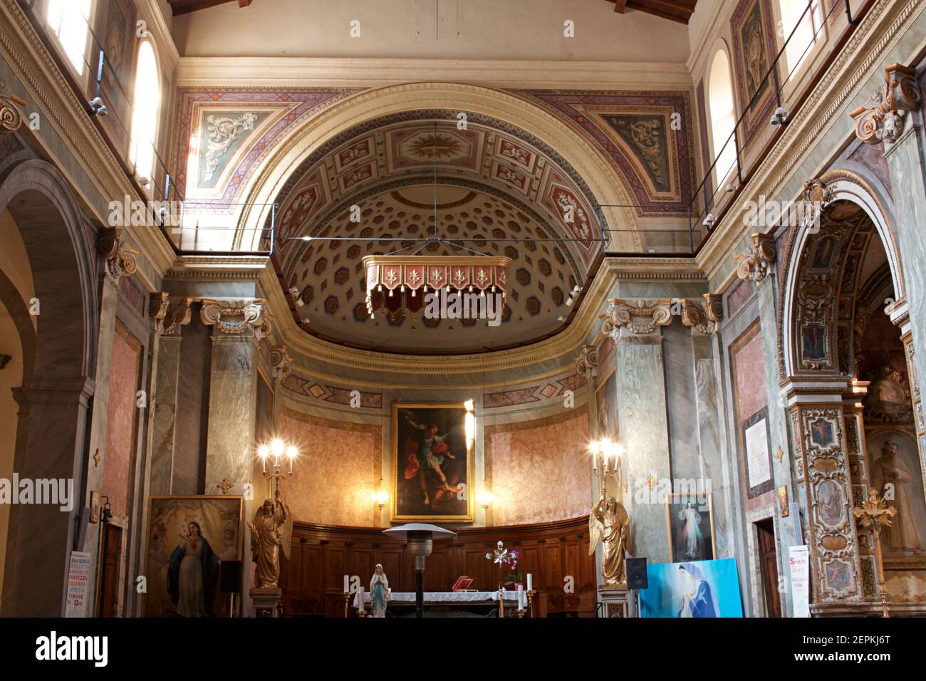 Chiesa di Sant'Angelo à Pescheria, Rome Banque D'Images