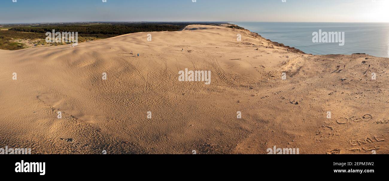 Rubjerg Knude errant dune sur la côte de Jammerbutten près de Lønstrup, Danemark Banque D'Images