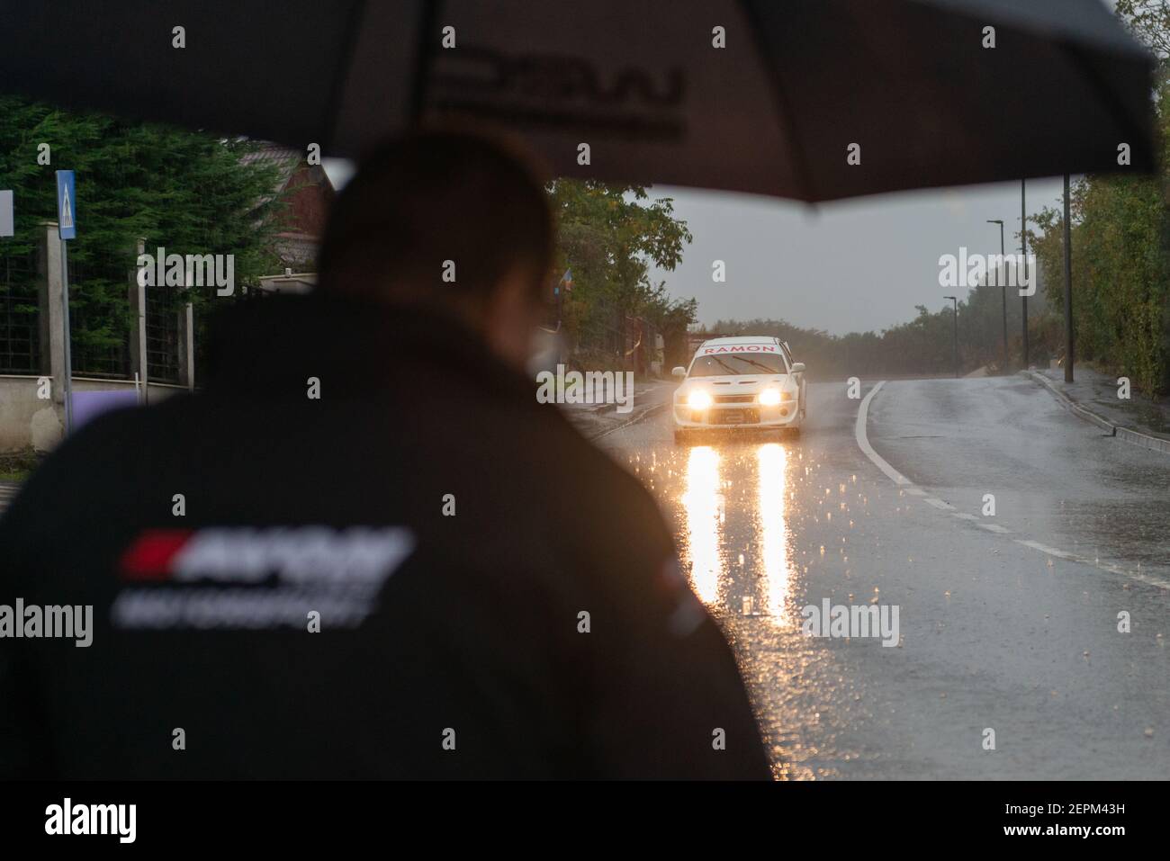 Special stage 8 - Faget 2 dans le cadre du Total Transilvania Rally propulsé par Ford Performance, la cinquième étape du Betano National Rally Championship, Banque D'Images