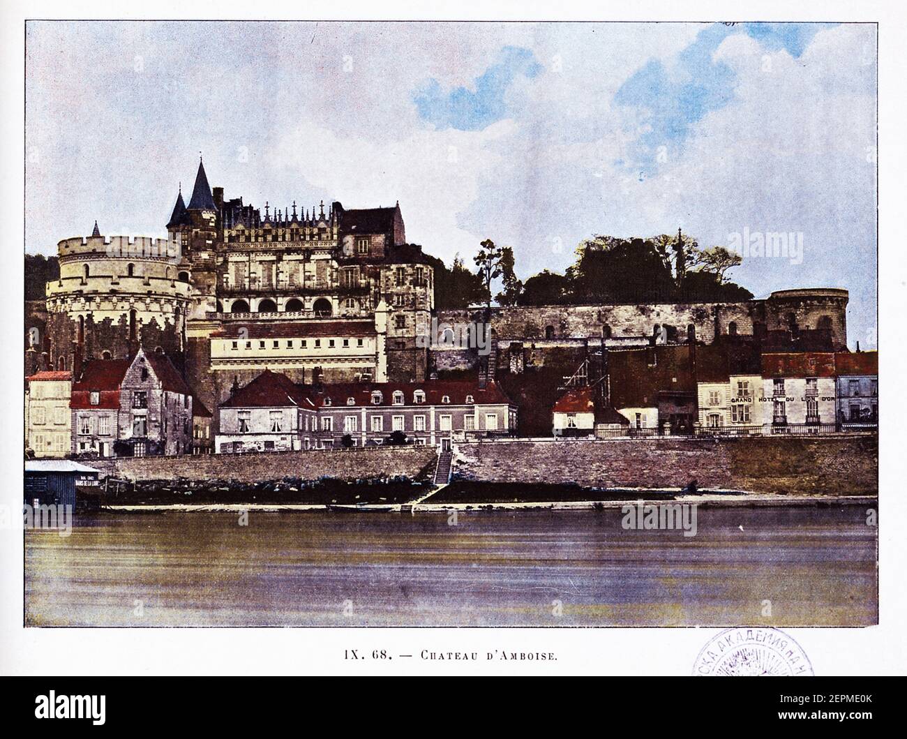 Impression Photochrome après une photo de M.Freuler. Publié dans la France - Aquarelles et souvenirs de Voyages par Sanard et Derangeon, Paris n(1890). Banque D'Images