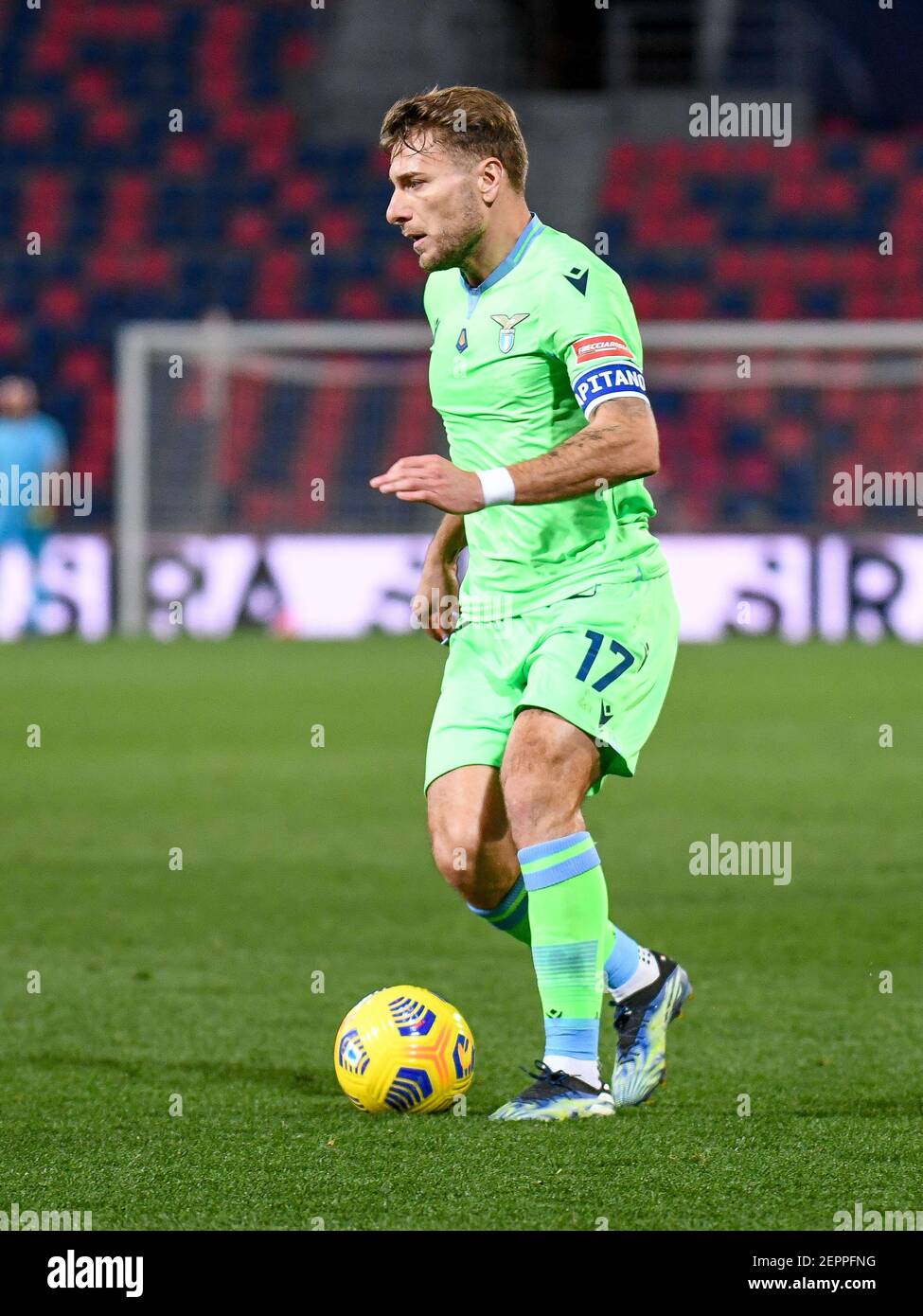 Bologne Italie 27 Fevrier 21 Ciro Immobile Lazio Pendant Le Fc De Bologne Vs Ss Lazio Bologne Italie 27 Fevrier 21 Ciro Immobile Lazio Pendant Le Fc De Bologne Vs Ss Lazio
