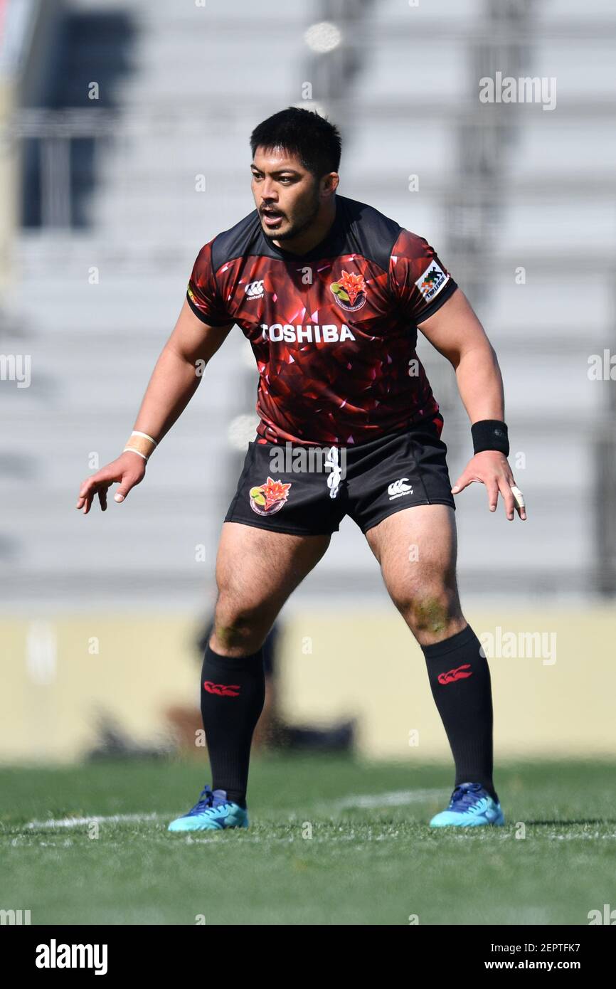 Stade commémoratif du Prince Chichibu, Tokyo, Japon. 27 février 2021. Yu Chinen (), 27 FÉVRIER 2021 - Rugby : Japan Rugby Top League 2021 match entre Toshiba Brave Lupus 7-39 Kubota Spears au Prince Chichibu Memorial Stadium, Tokyo, Japon. Credit: MATSUO.K/AFLO SPORT/Alay Live News Banque D'Images