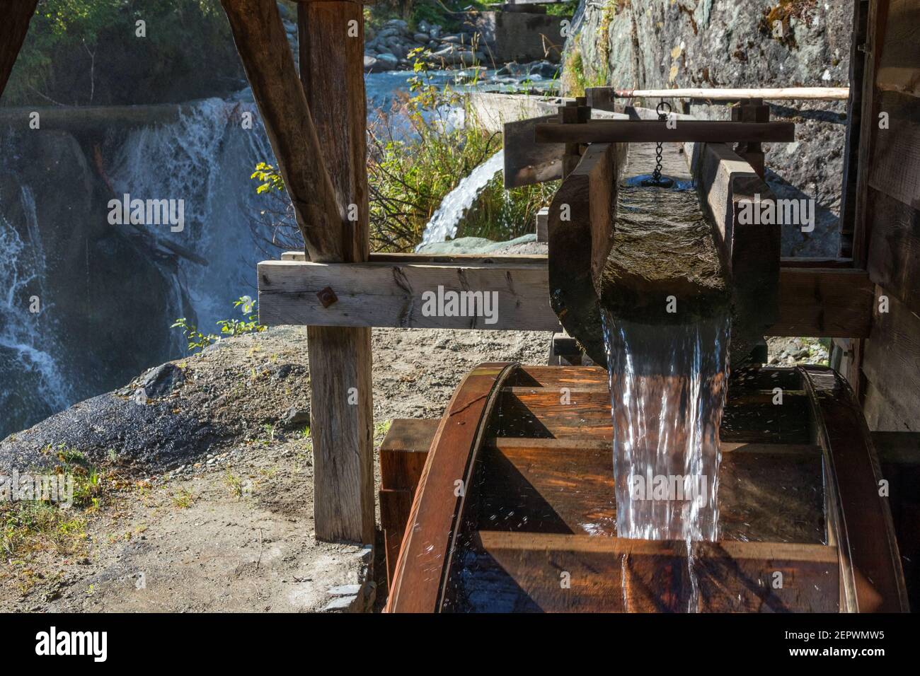 Islitzermühle. Ancien moulin à grains Islitzer à Hinterbichl. Prägraten am Großvenediger, Lienz, Autriche, Europe Banque D'Images