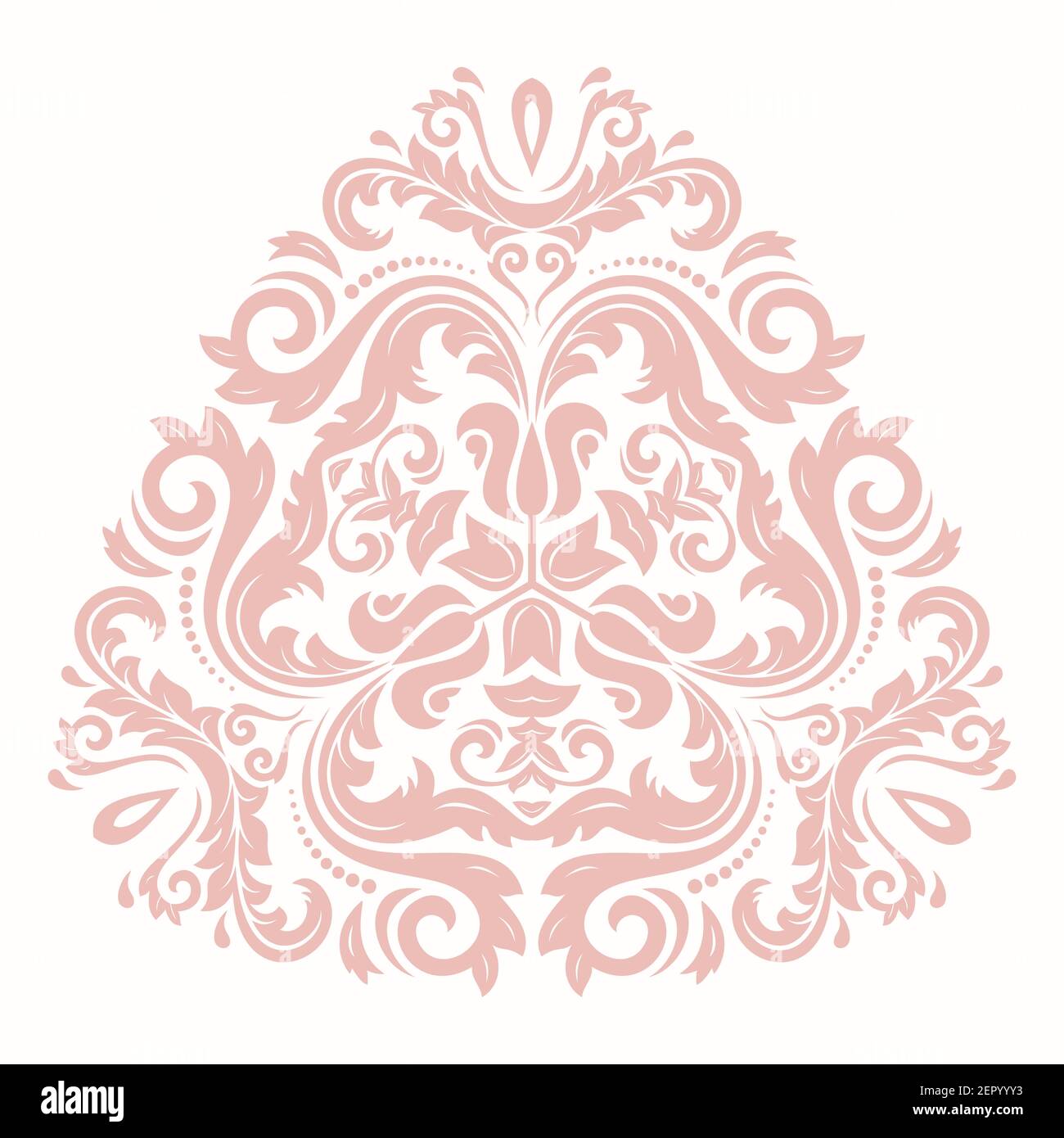 Dans un style classique élégant ornement Banque D'Images