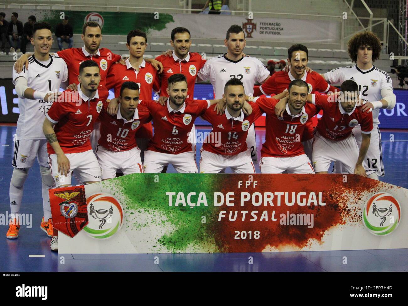 Gondomar, 12/05/2018 - O Sport Lisboa e Benfica, defrontou esta tarde o  Sporting Clube de Portugal, no Pavilhão de Multiusos, em jogo da Meia final  da Taça de Portugal de Futsal de