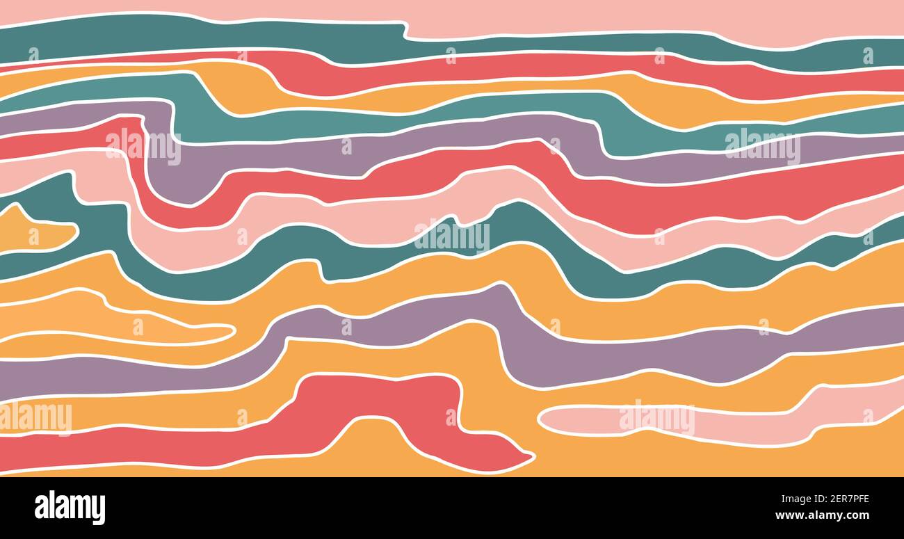 Illustration vectorielle d'arrière-plan multicouches abstraite pour le Web Illustration de Vecteur