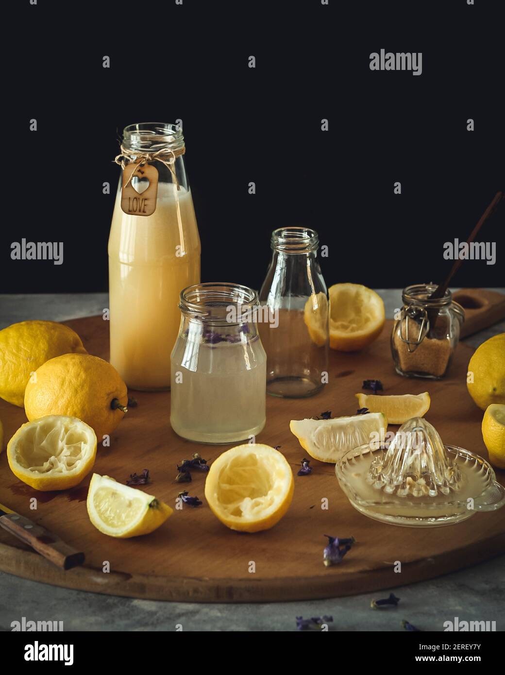 Limonade fraîchement préparée Banque D'Images
