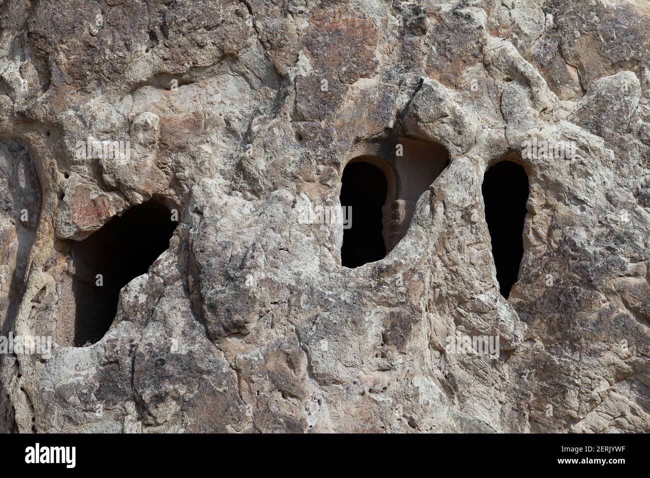 Formation spéciale de pierre à la vallée de Zelve en Cappadoce, Nevsehir, Turquie. La Cappadoce fait partie du site du patrimoine mondial de l'UNESCO. Banque D'Images