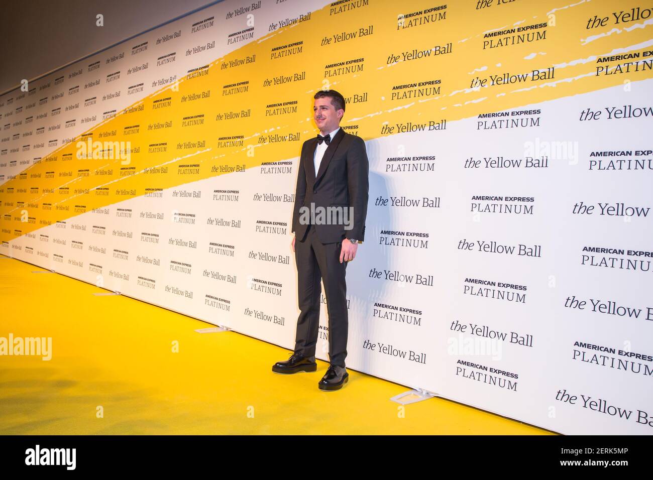 Le chanteur Charlie Puth pose sur le tapis jaune au Yellow ball, organisé par American Express et Pharrell Williams, au Brooklyn Museum le 10 septembre 2018 à New York (NY) (photo de Joe Russo / Sipa USA) Banque D'Images