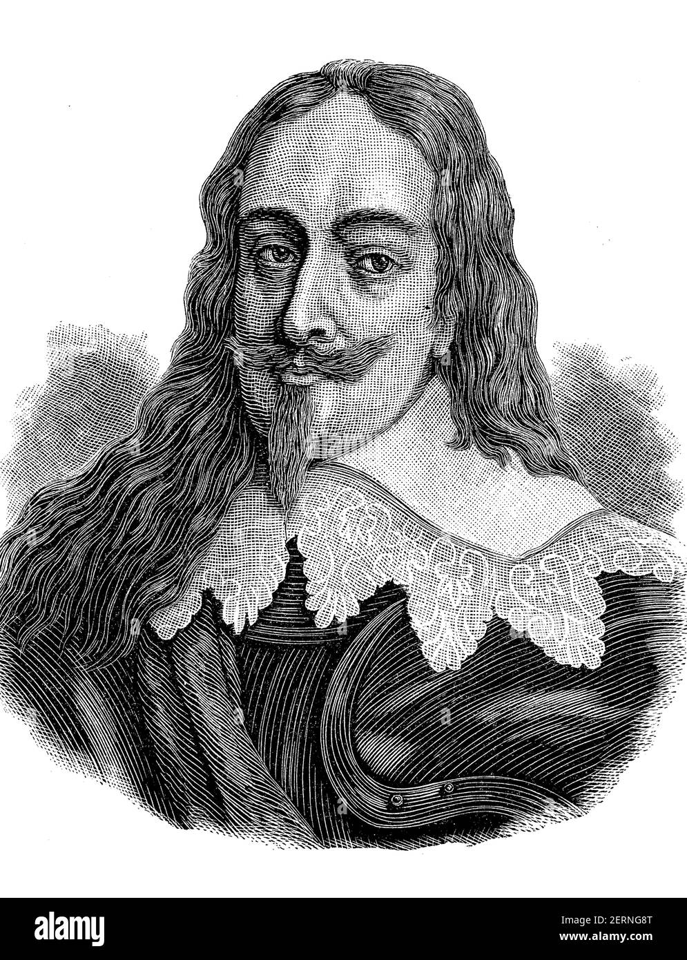 'Charles I, Charles I (b. 19 novembre 1600; † 30 janvier 1649) de la Maison de Stuart fut roi d'Angleterre, d'Écosse et d'Irlande de 1625 à 1649 Banque D'Images