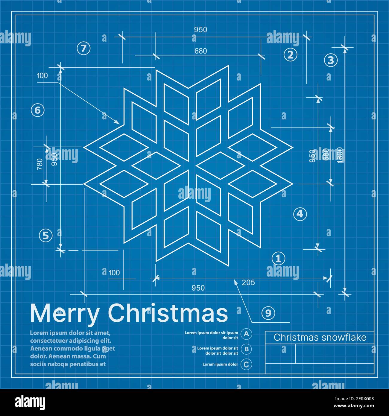 Projet hiver de Noël flocon de neige sur croquis bleu nouvel an Illustration de Vecteur Projet hiver de Noël flocon de neige sur croquis bleu nouvel an Illustration de Vecteur