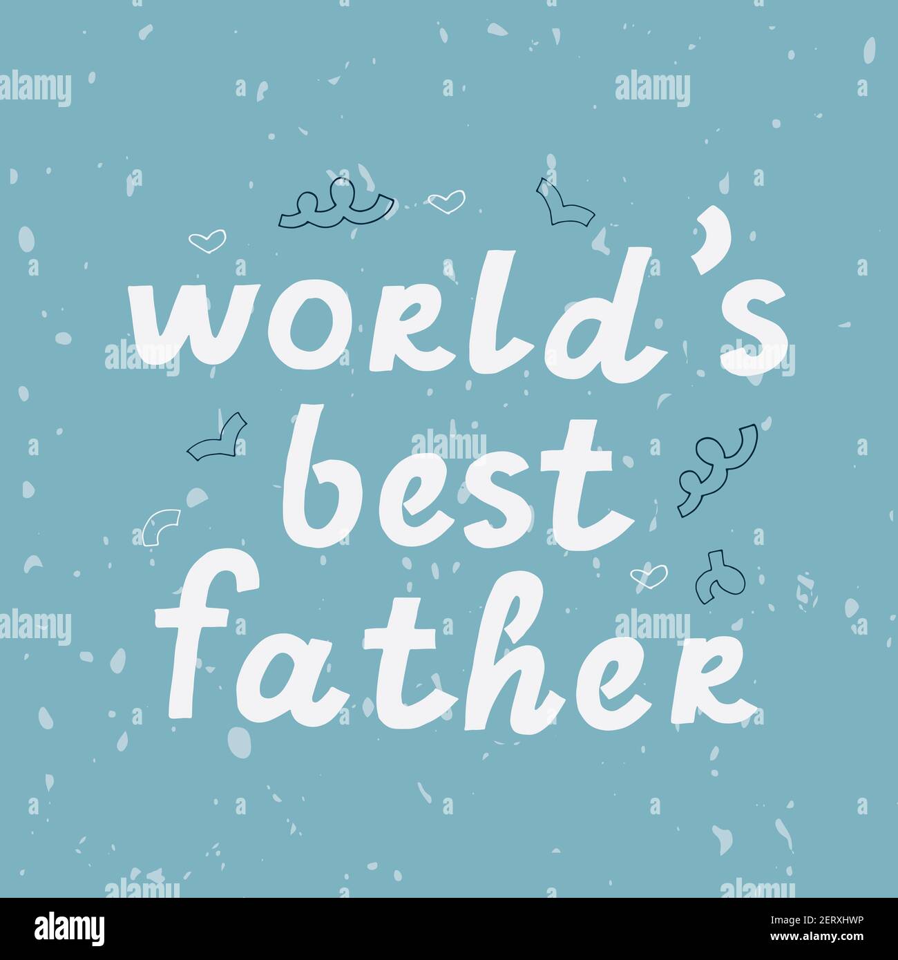 motif lettres « happy pathers day » pour carte de vœux Illustration de Vecteur