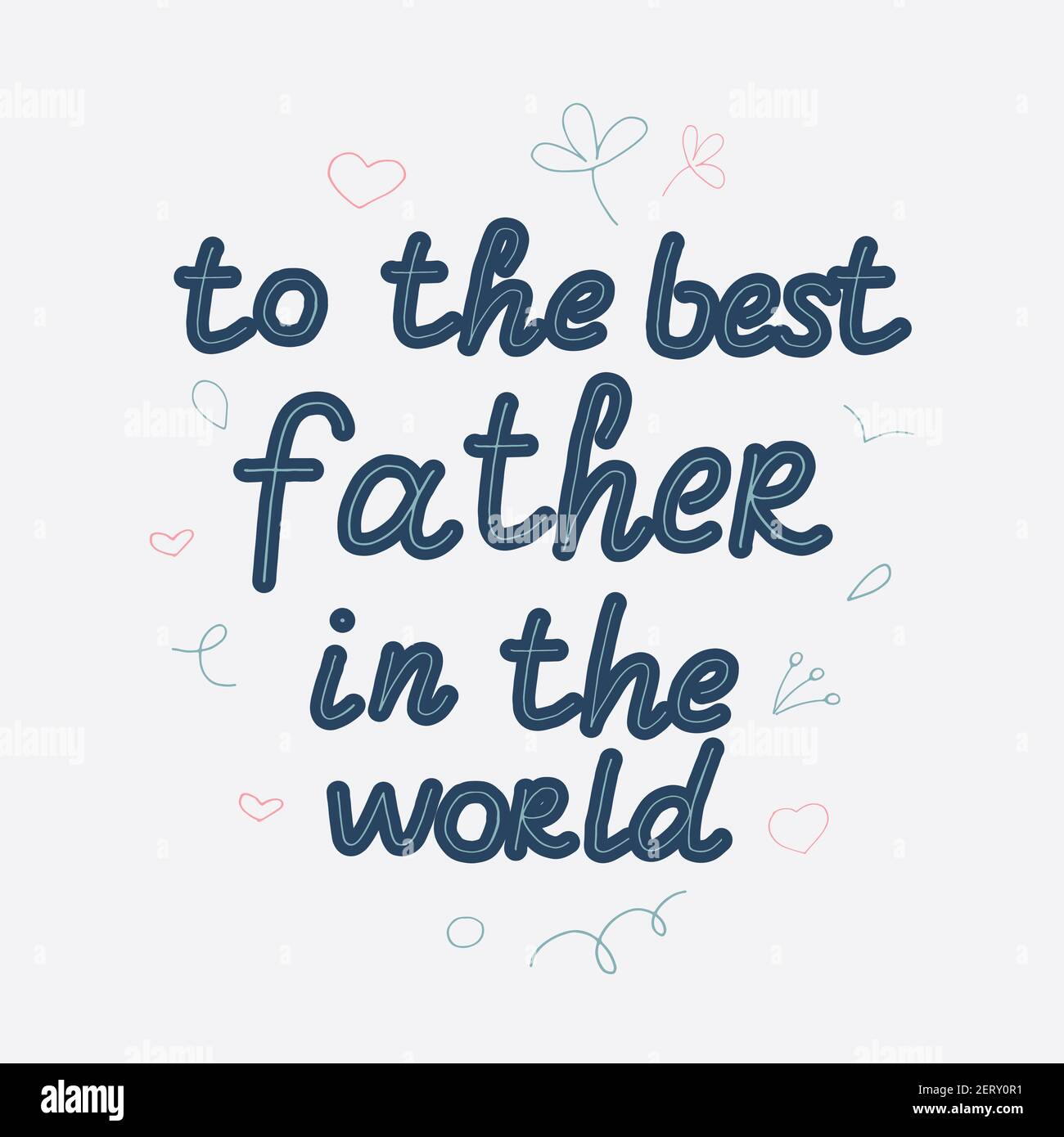 motif lettres « happy pathers day » pour carte de vœux Illustration de Vecteur