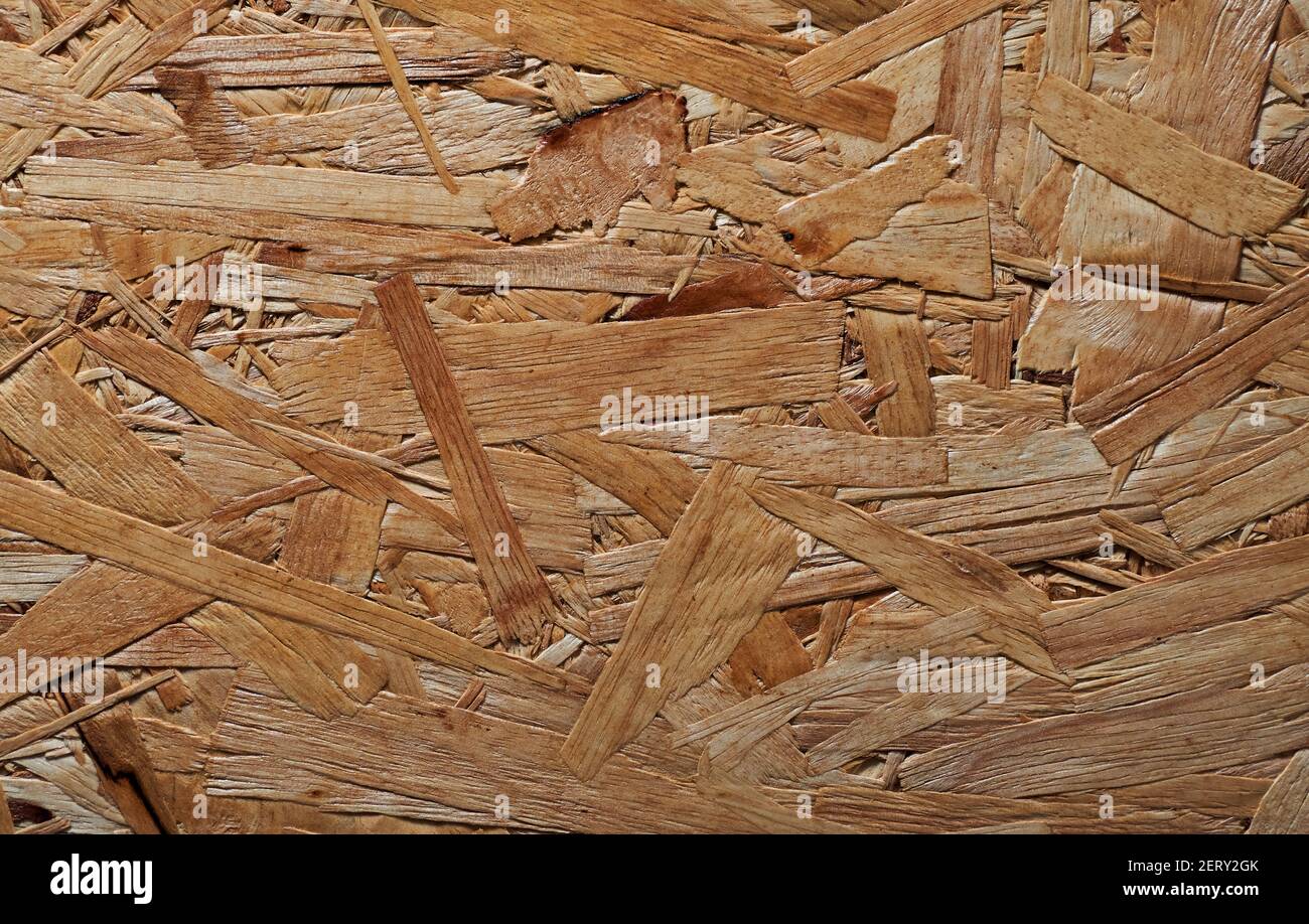 Arrière-plan du panneau de copeaux de bois recyclé Photo Stock - Alamy