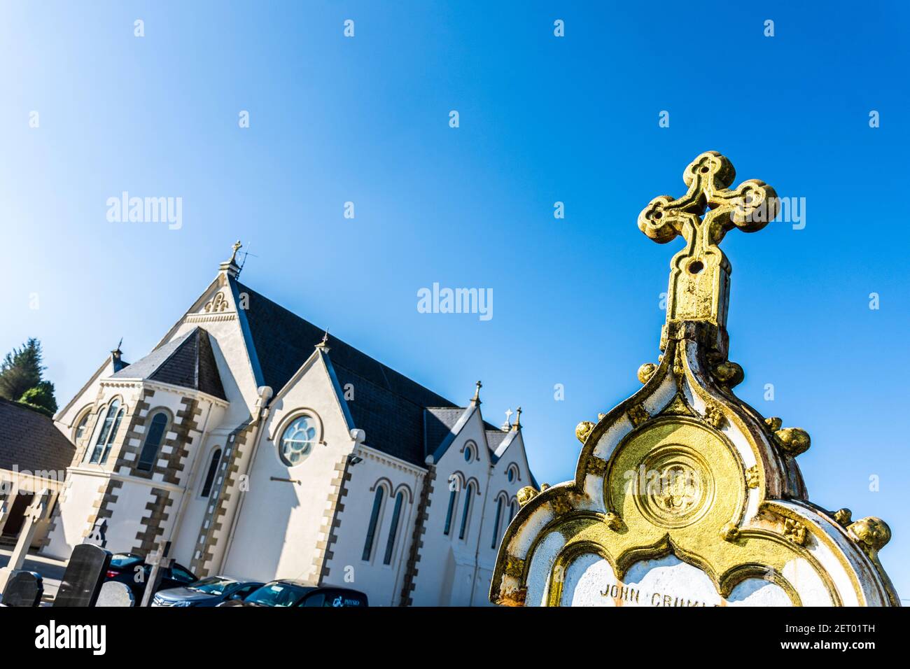 Église catholique romaine de la Sainte famille, Ardara, Comté de Donegal, Irlande Banque D'Images