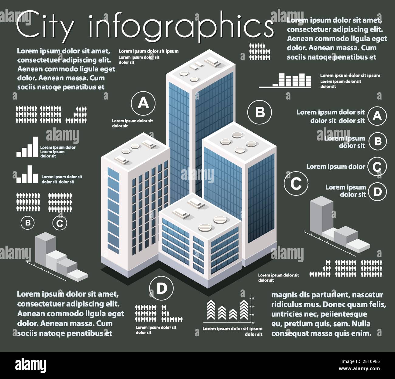 Carte isométrique de la ville industrie ensemble d'infographies architecture Illustration de Vecteur Carte isométrique de la ville industrie ensemble d'infographies architecture Illustration de Vecteur
