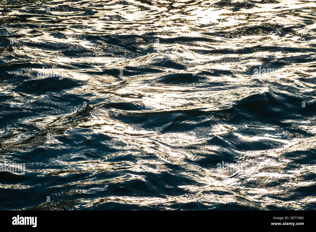 Arrière-plan de surface d'eau ondulé Banque D'Images