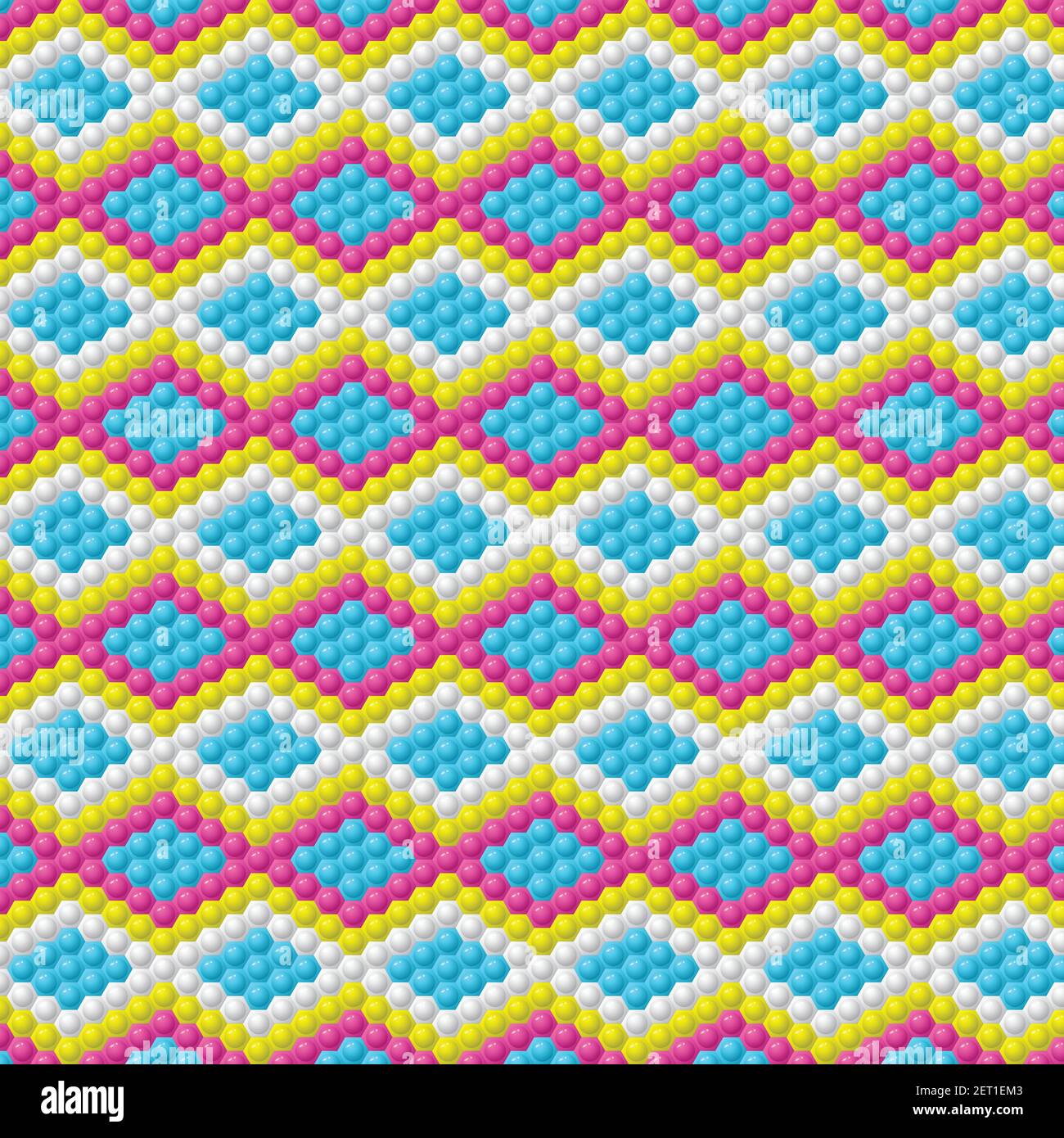 Arrière-plan géométrique de couleur hexagonale Illustration de Vecteur