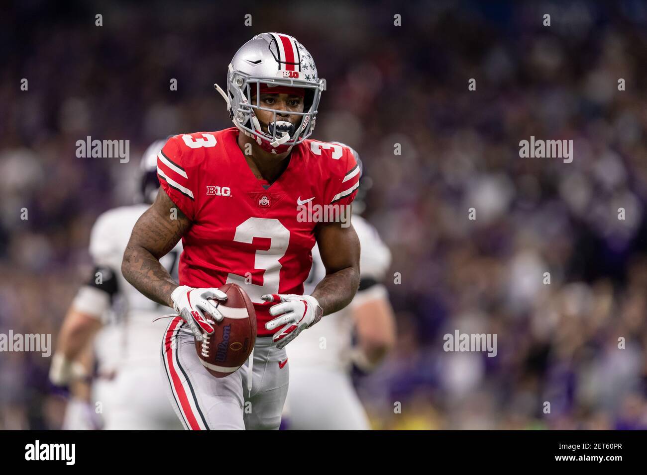 1er décembre 2018 : le cornerback des Buckees de l'État de l'Ohio Damon ...
