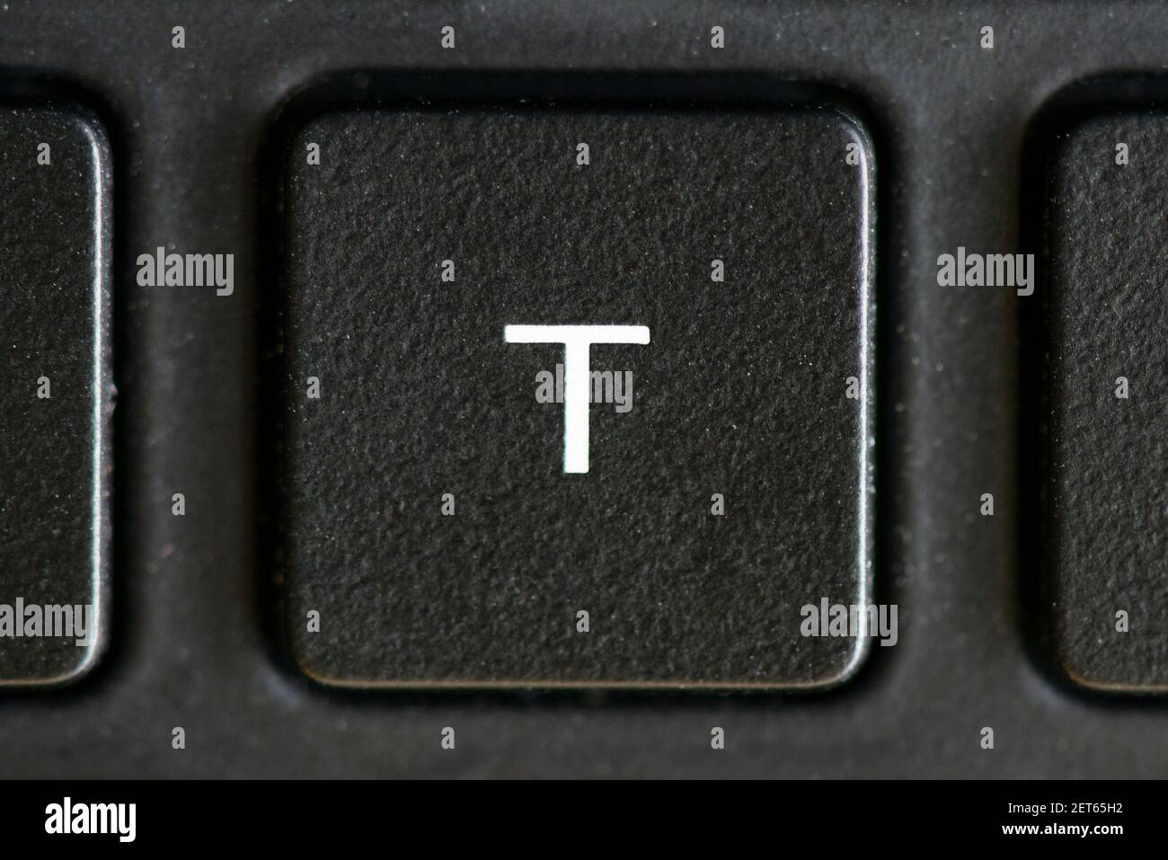 Touche T du clavier d'un ordinateur portable Photo Stock - Alamy