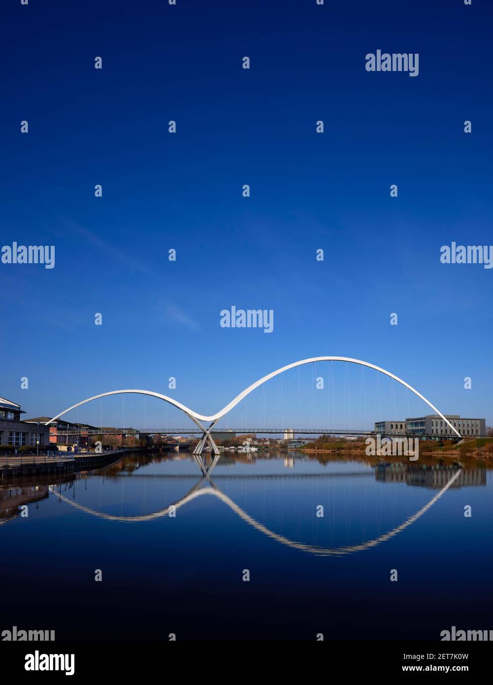 Pont de l'infini, Stockton on Tees Banque D'Images