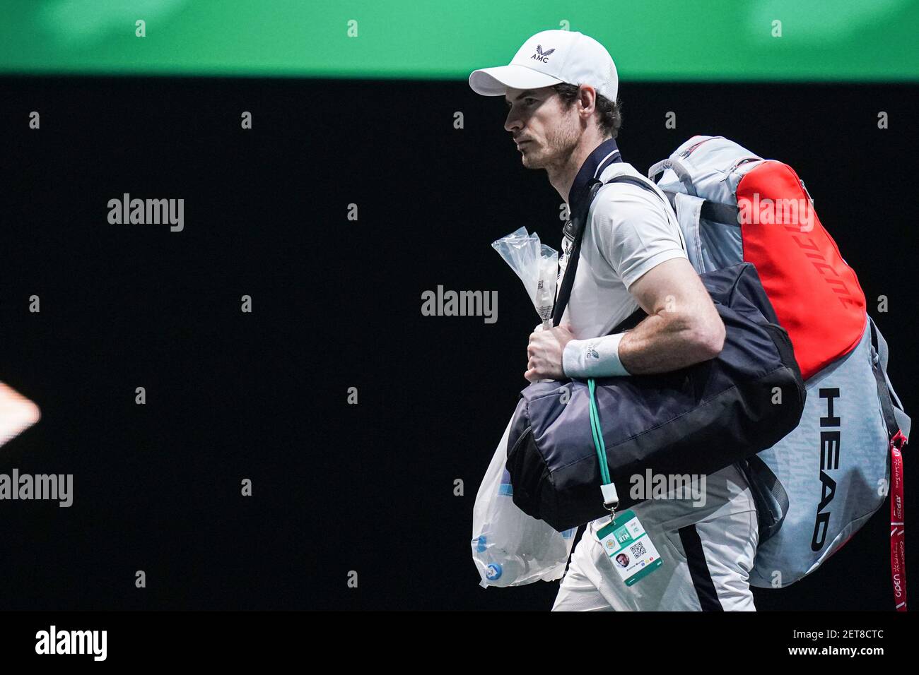 Rotterdam, pays-Bas. 1er mars 2021. ROTTERDAM, PAYS-BAS - 1ER MARS : Andry Murray de Grande-Bretagne pendant le 48e tournoi de tennis mondial ABN AMRO à Rotterdam Ahoy le 1er mars 2021 à Rotterdam, pays-Bas (photo de Henk Seppen/Orange Pictures) crédit : Orange pics BV/Alay Live News Banque D'Images