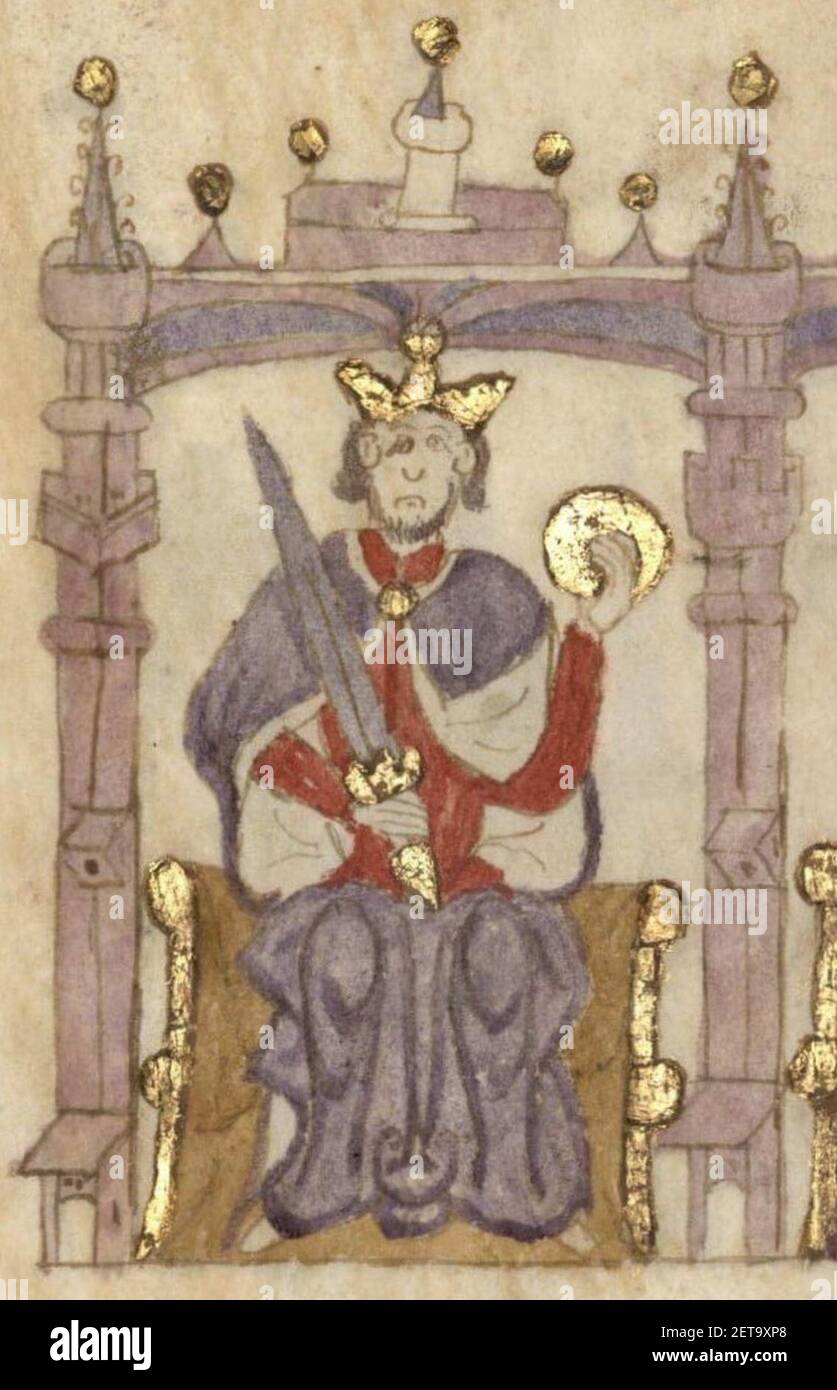 Pedro I de Aragon. Banque D'Images