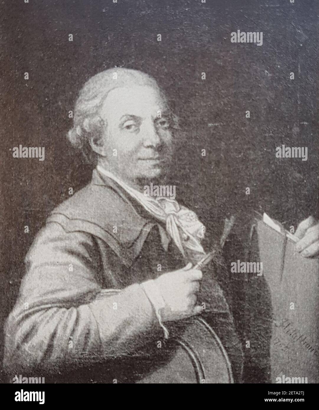 Pehr Hilleström självdénätt 21. Banque D'Images