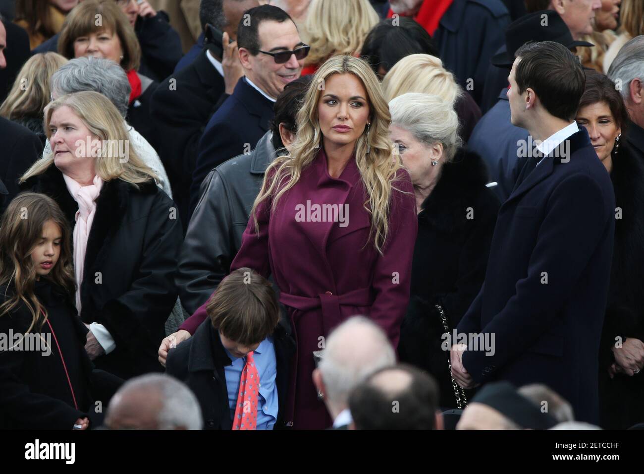 Peut On Avoir Une Triangulaire Au Présidentielle Vanessa Trump et Spencer Frederick Trump arrivent pour la cérémonie d