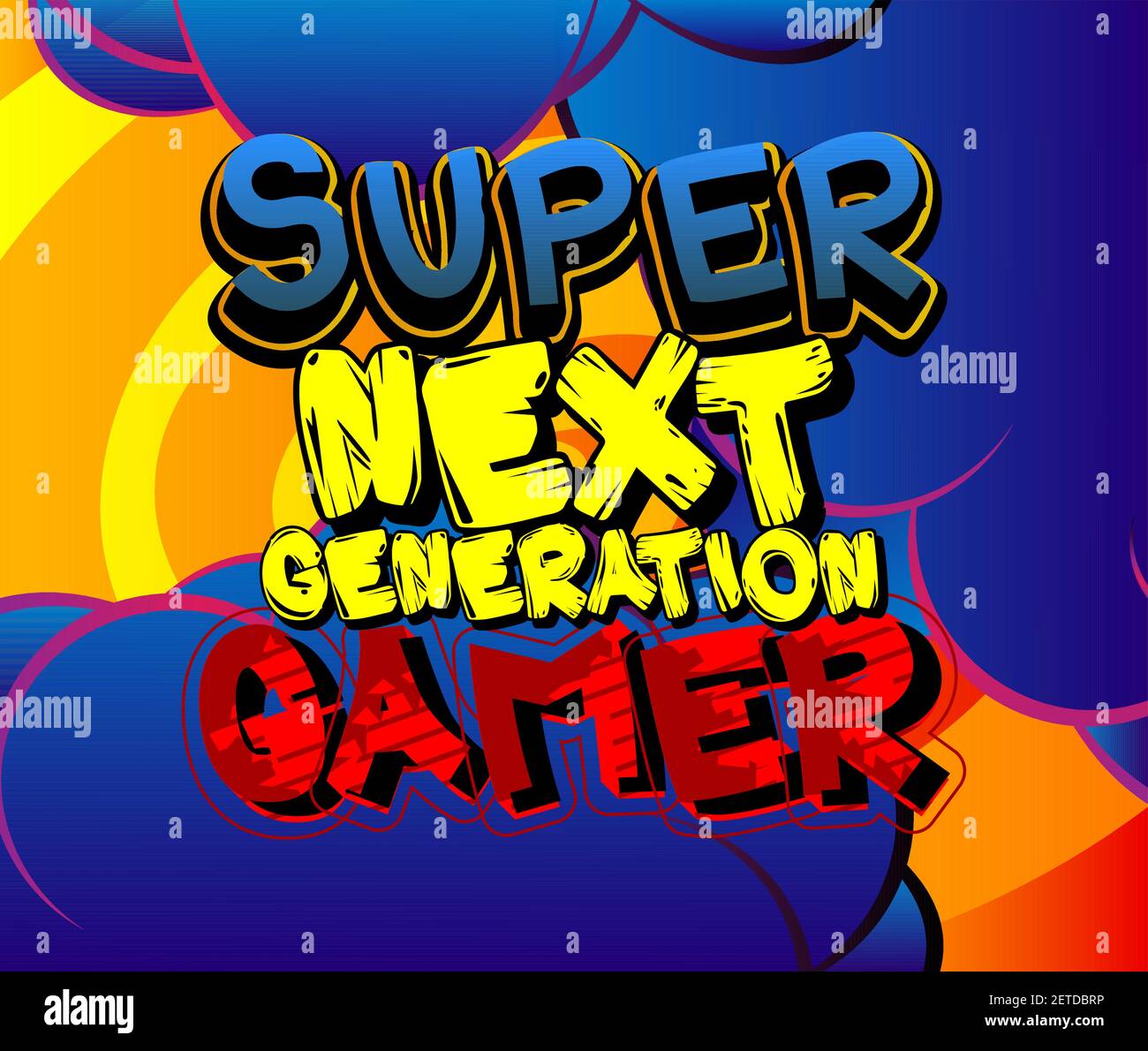 Jeux Sur Pc Ou Console Mots Lies A Gamer Citation Sur Fond De Style De Livre Comic Affiche Banniere Modele Expression D Explosion De Dessins Animes Vecteur Illust Image Vectorielle Stock Alamy