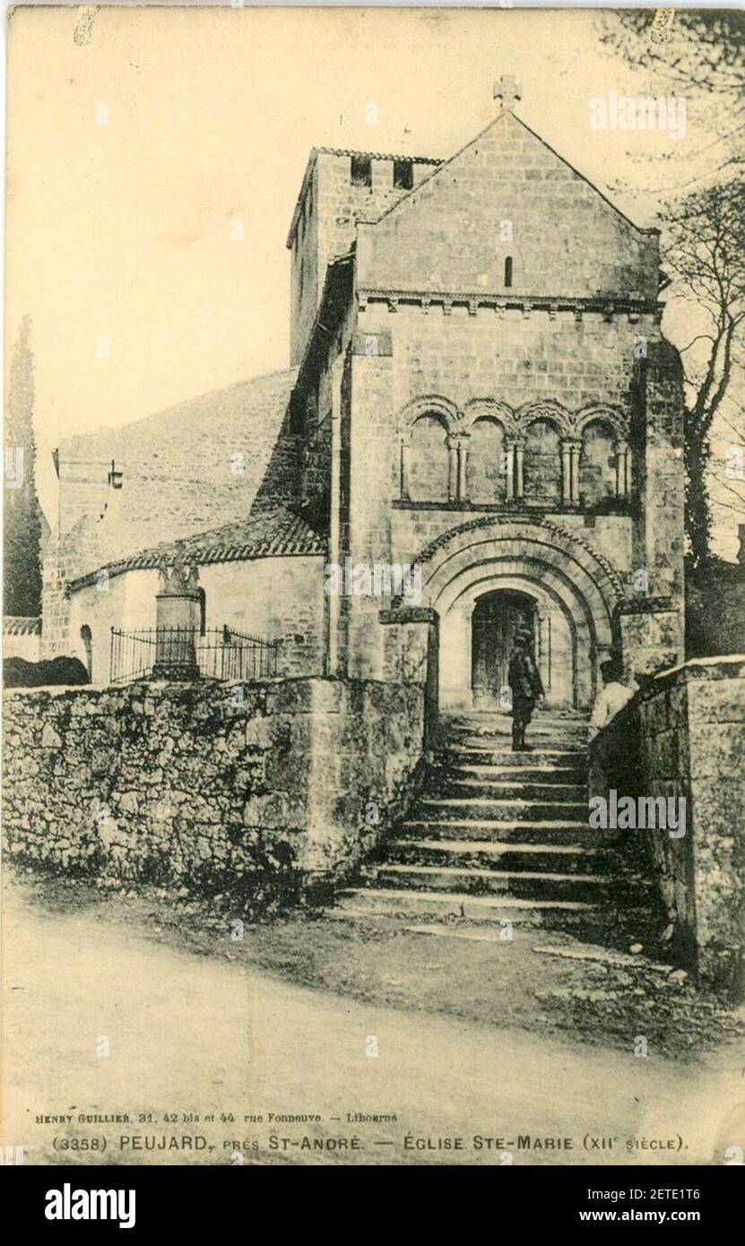Peujard - église 1. Banque D'Images