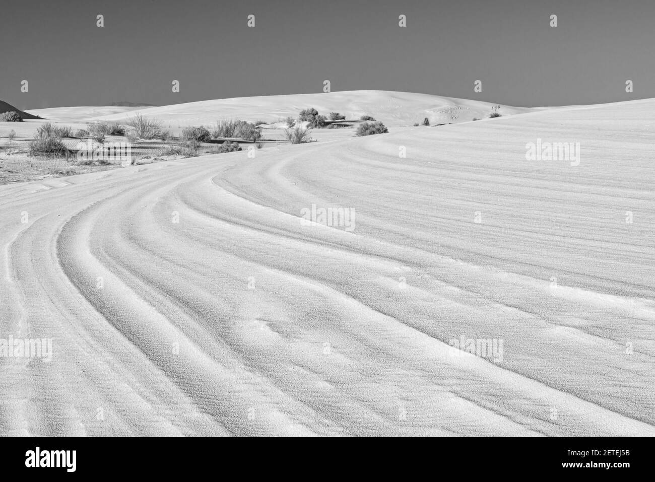 Le parc national de White Sands au Nouveau-Mexique en est un Les nouveaux ajouts aux parcs nationaux des États-Unis États-Unis Banque D'Images