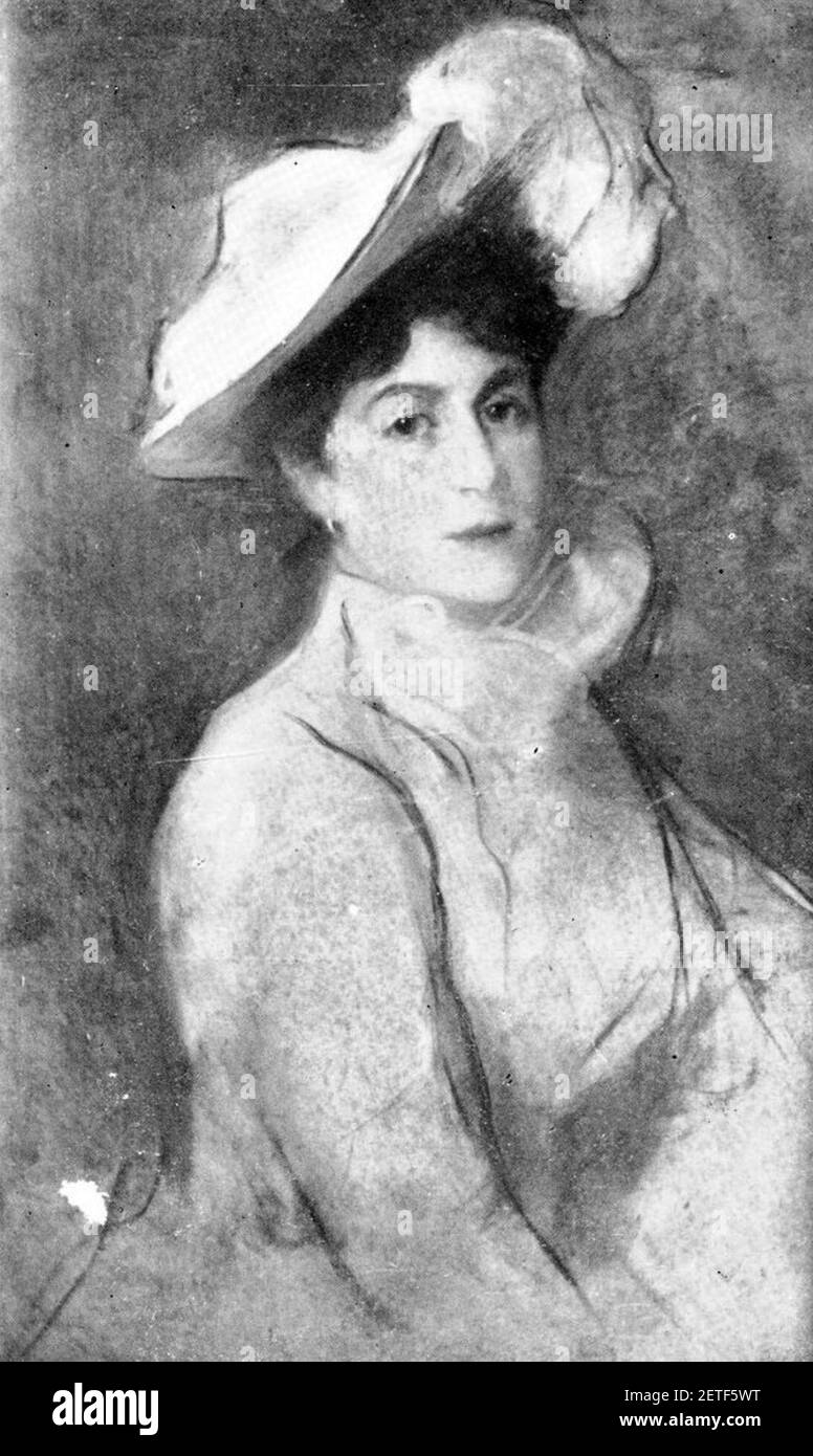 Philip Alexius de László - Portrait Harriet von Bleichröder, 1900. Banque D'Images