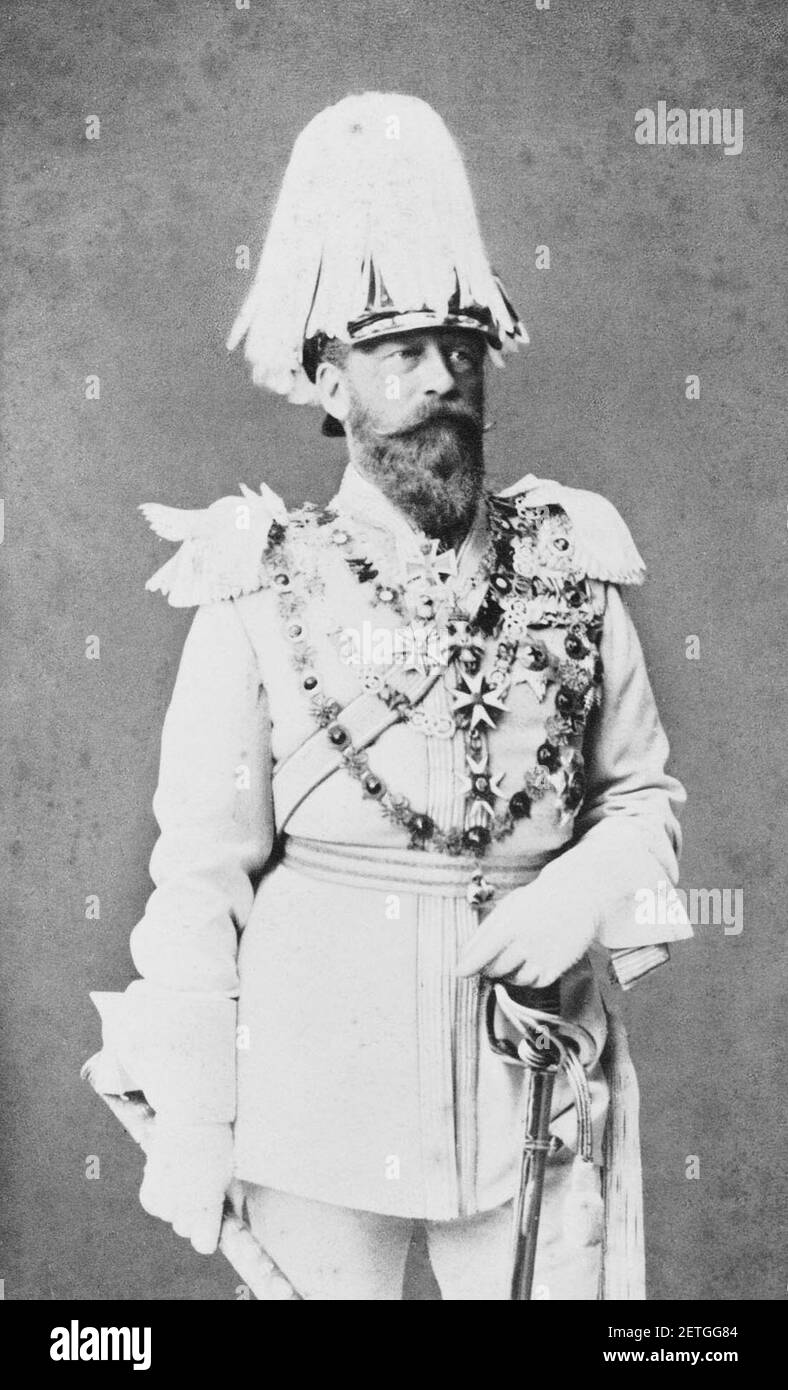 Photo - Kronprinz Friedrich Wilhelm - Ottomar Anschütz -1887. Banque D'Images