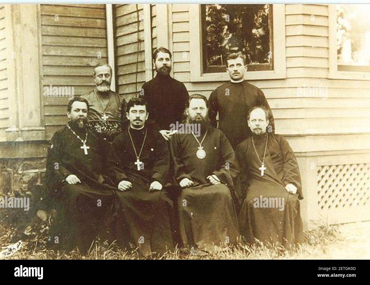 Photo au monastère de Saint-Tikhon (South Canaan, PA). 1900. Banque D'Images