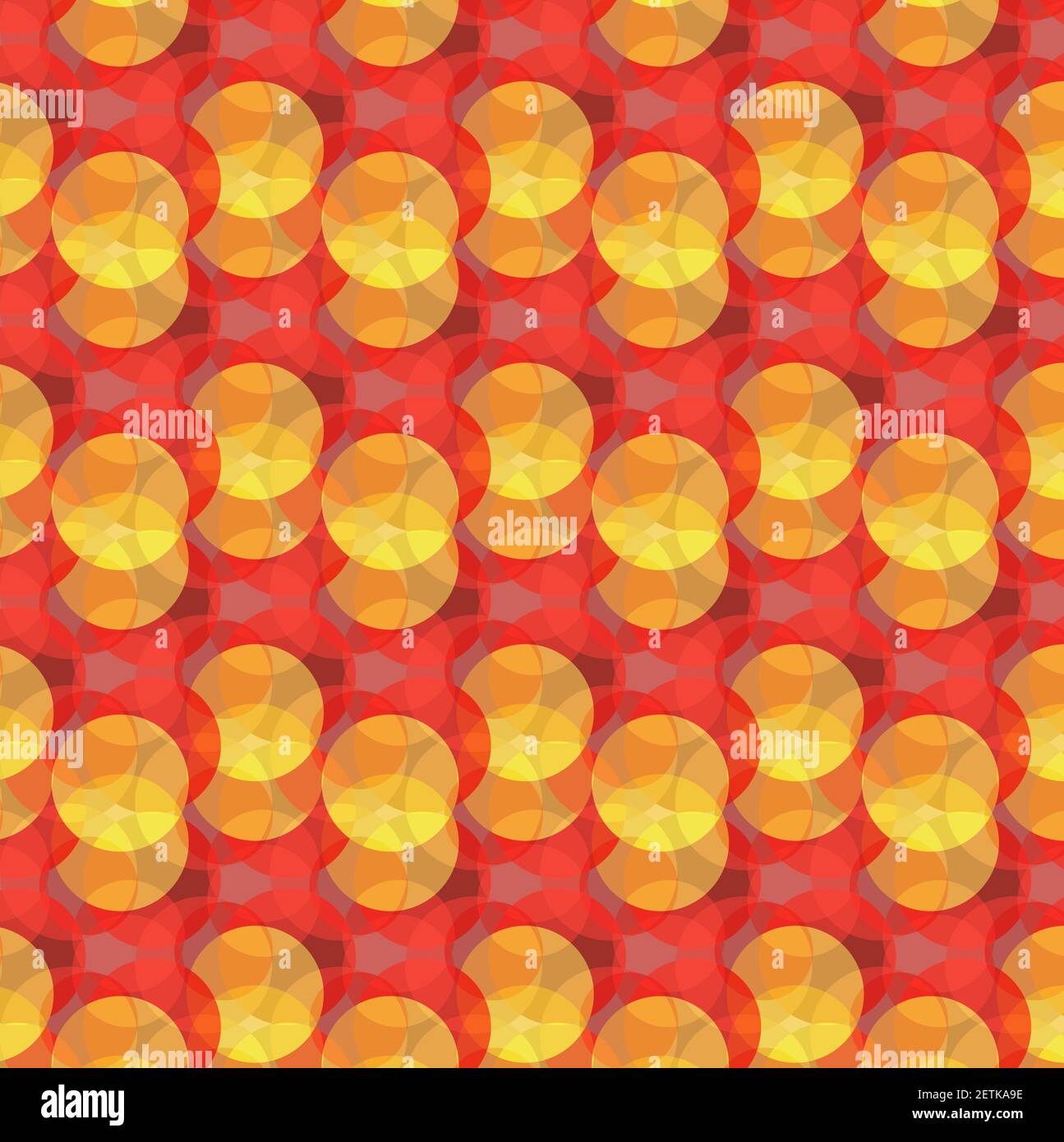motif vectoriel aléatoire rouge et orange sans couture Illustration de Vecteur