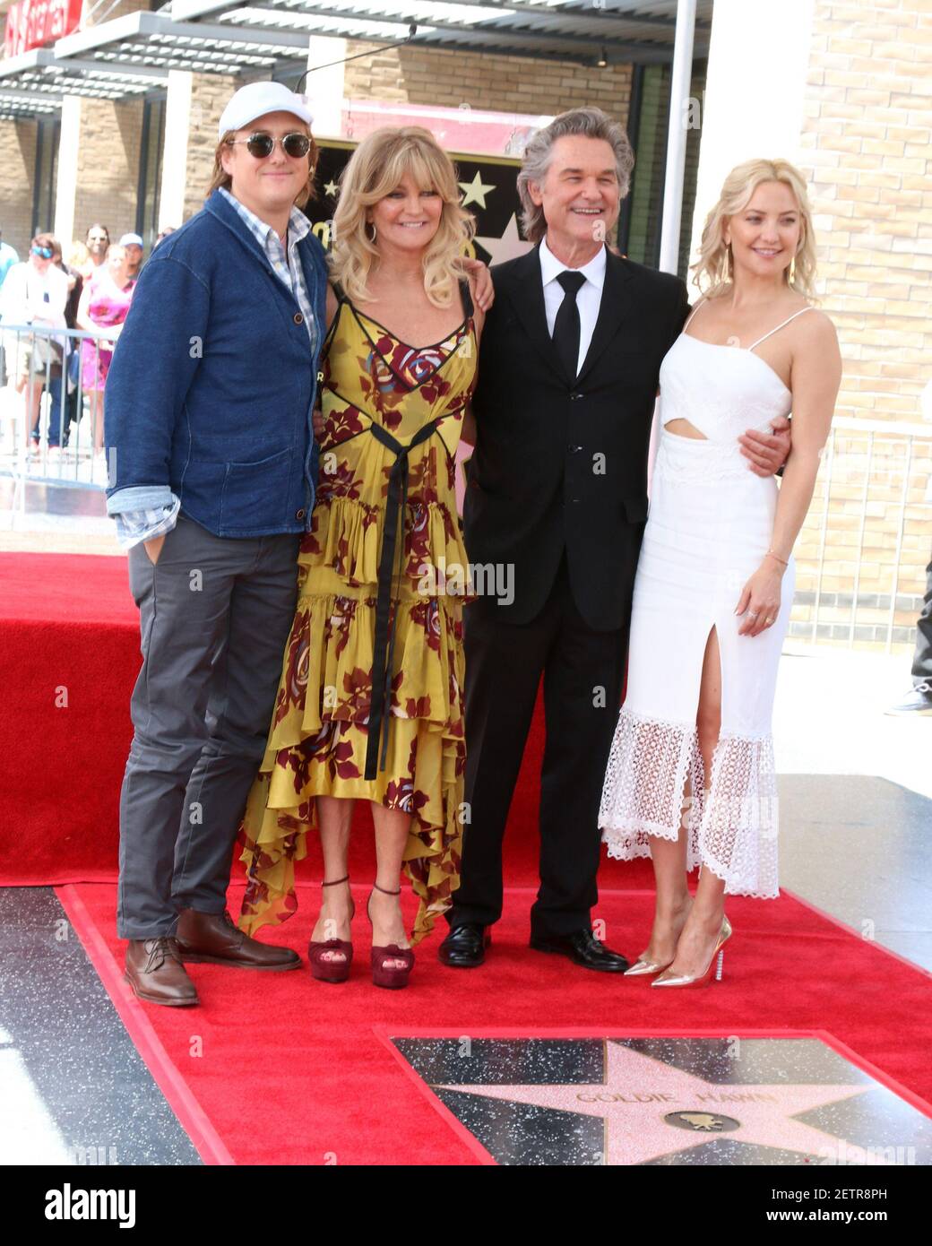 Boston hudson goldie hawn kurt russell kate hudson Banque d'image et