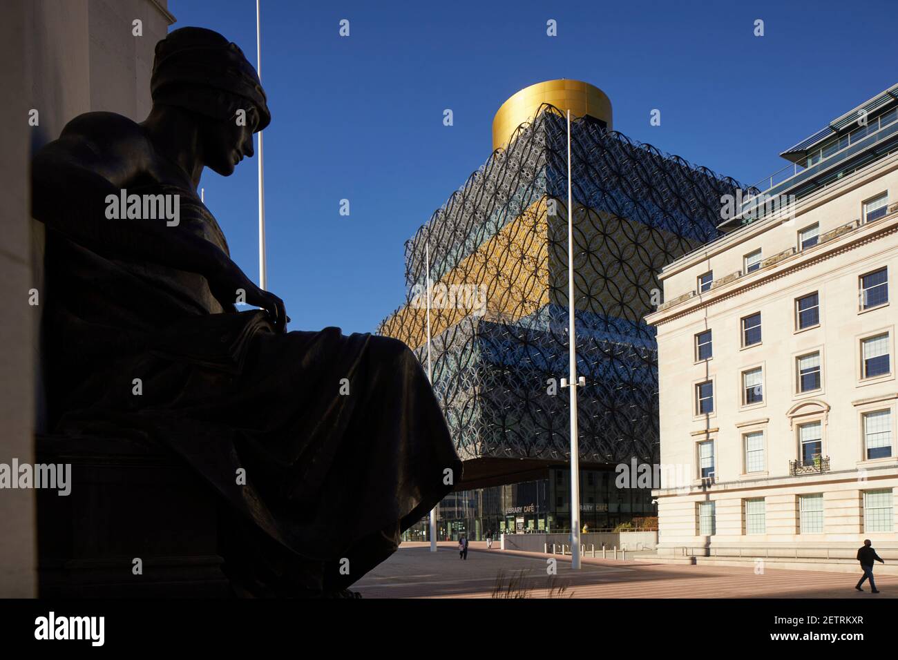 Centre-ville de Birmingham site touristique Bibliothèque de Birmingham sur la place du Centenaire Par l'architecte Francine Houben Banque D'Images