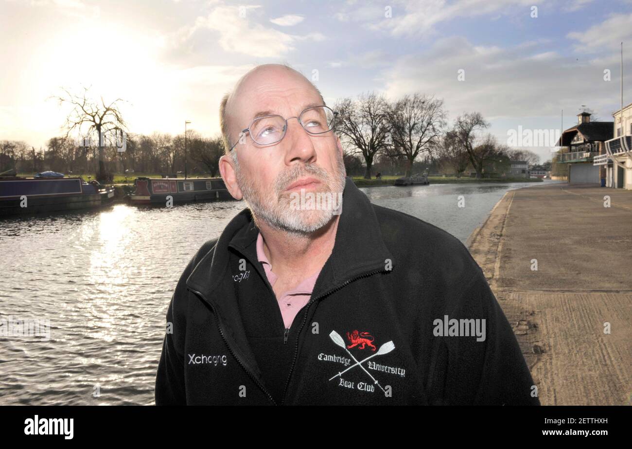 DUNCAN HOLLAND ENTRAÎNEUR DE L'ÉQUIPAGE DE COURSE DE BATEAUX DE L'UNIVERSITÉ DE CAMBRIDGE. 21/3/2008. PHOTO DAVID ASHDOWN Banque D'Images