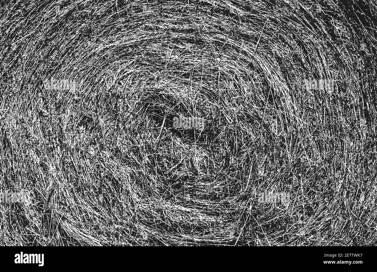 Texture de la tige de l'herbe en relief sur le sol. Grunge fond noir et blanc. Illustration vectorielle abstraite de demi-teinte Illustration de Vecteur